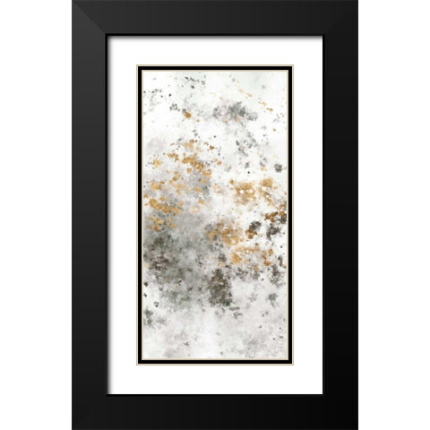 Gilded Mist II Black Modern Wood Framed Art Print with Double Matting by Studio W