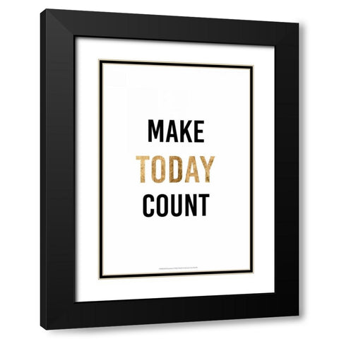 Bold Inspiration I Black Modern Wood Framed Art Print with Double Matting by Hambly, Anna