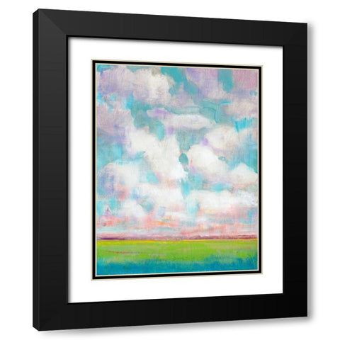 Clouds in Motion I Black Modern Wood Framed Art Print with Double Matting by OToole, Tim