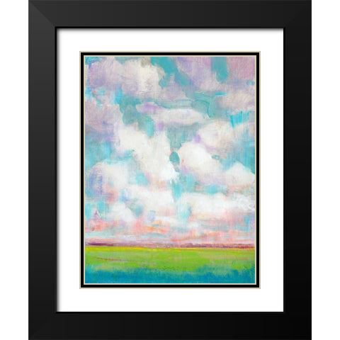 Clouds in Motion I Black Modern Wood Framed Art Print with Double Matting by OToole, Tim