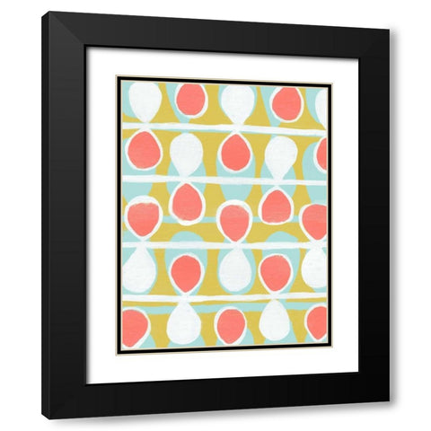 Retro Stems I Black Modern Wood Framed Art Print with Double Matting by Popp, Grace