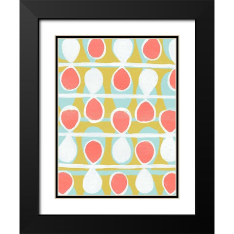 Retro Stems I Black Modern Wood Framed Art Print with Double Matting by Popp, Grace
