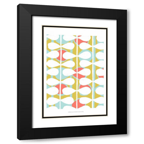 Retro Stems II Black Modern Wood Framed Art Print with Double Matting by Popp, Grace