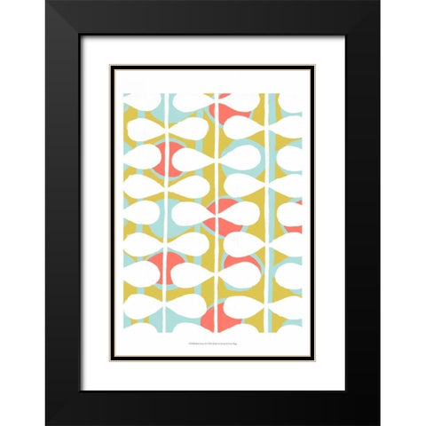 Retro Stems II Black Modern Wood Framed Art Print with Double Matting by Popp, Grace