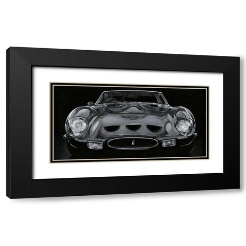 Custom European Sports Car II (PS) Black Modern Wood Framed Art Print with Double Matting by Harper, Ethan