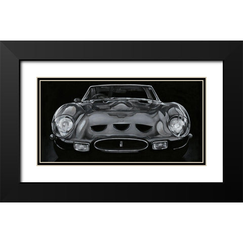 Custom European Sports Car II (PS) Black Modern Wood Framed Art Print with Double Matting by Harper, Ethan