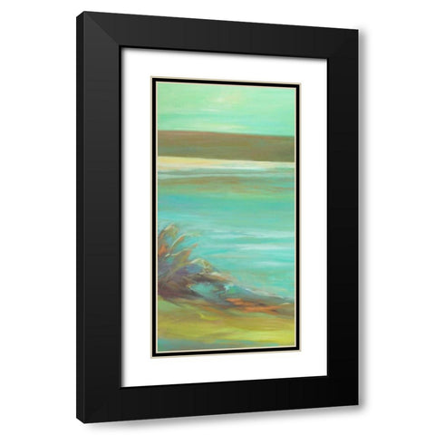 Bahia Tranquila I Black Modern Wood Framed Art Print with Double Matting by Wilkins, Suzanne