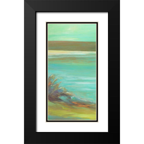 Bahia Tranquila I Black Modern Wood Framed Art Print with Double Matting by Wilkins, Suzanne