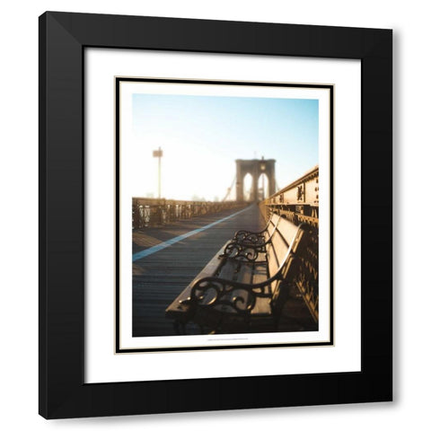 NYC Stroll I Black Modern Wood Framed Art Print with Double Matting by Quintero, Sonja