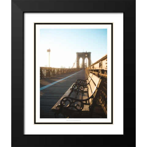 NYC Stroll I Black Modern Wood Framed Art Print with Double Matting by Quintero, Sonja