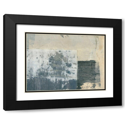 Shades of Grey VI Black Modern Wood Framed Art Print with Double Matting by Ray, Elena