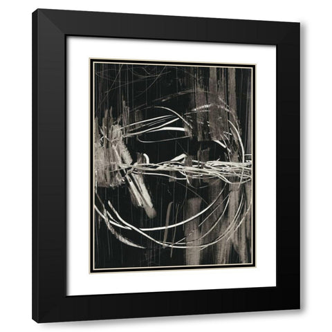 Electrical Arc II Black Modern Wood Framed Art Print with Double Matting by Harper, Ethan