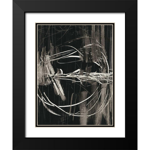 Electrical Arc II Black Modern Wood Framed Art Print with Double Matting by Harper, Ethan