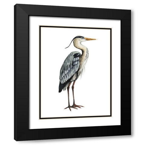 Sea Bird V Black Modern Wood Framed Art Print with Double Matting by Popp, Grace