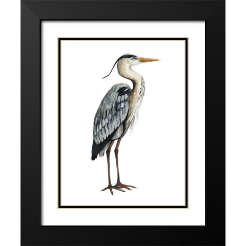 Sea Bird V Black Modern Wood Framed Art Print with Double Matting by Popp, Grace