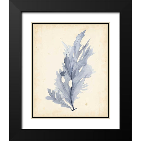 Watercolor Sea Grass VI Black Modern Wood Framed Art Print with Double Matting by Popp, Grace