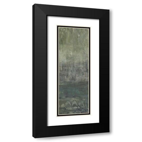 Reticulation III Black Modern Wood Framed Art Print with Double Matting by Zarris, Chariklia