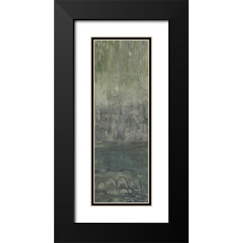 Reticulation III Black Modern Wood Framed Art Print with Double Matting by Zarris, Chariklia