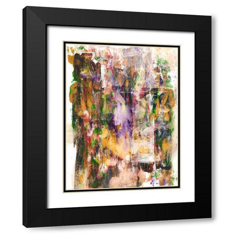 Garden Patch II Black Modern Wood Framed Art Print with Double Matting by Fuchs, Jodi