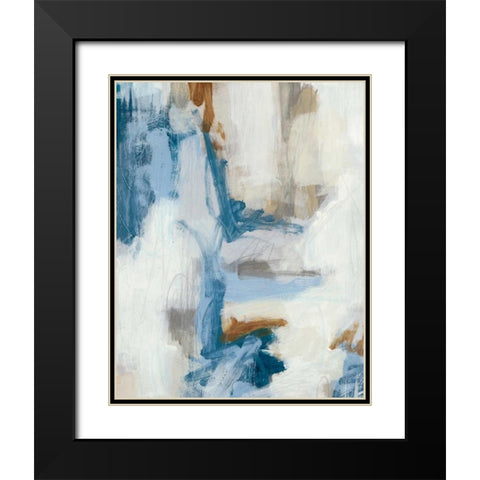 Intermittent I Black Modern Wood Framed Art Print with Double Matting by Vess, June Erica