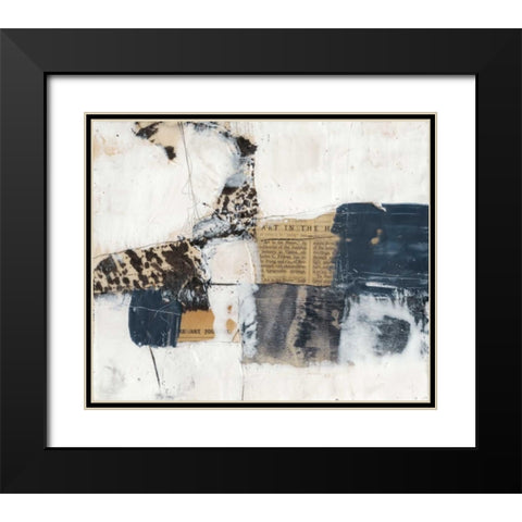 Art House I Black Modern Wood Framed Art Print with Double Matting by Goldberger, Jennifer