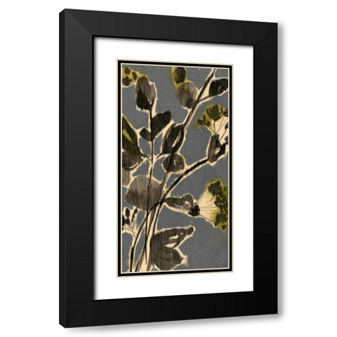 A Touch of Olive II Black Modern Wood Framed Art Print with Double Matting by Goldberger, Jennifer
