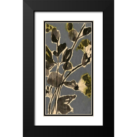 A Touch of Olive II Black Modern Wood Framed Art Print with Double Matting by Goldberger, Jennifer