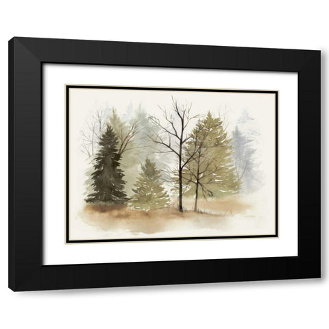 In the Mist I Black Modern Wood Framed Art Print with Double Matting by Popp, Grace