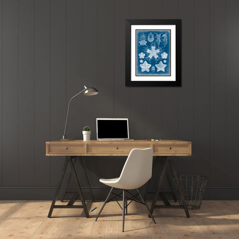 Marine Blueprint III Black Modern Wood Framed Art Print with Double Matting by Vision Studio