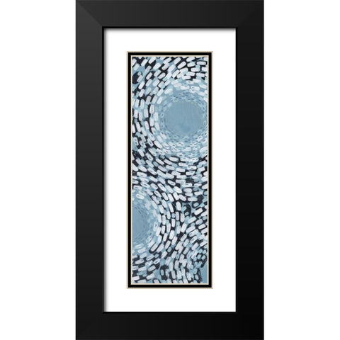 Whirlpool I Black Modern Wood Framed Art Print with Double Matting by Popp, Grace