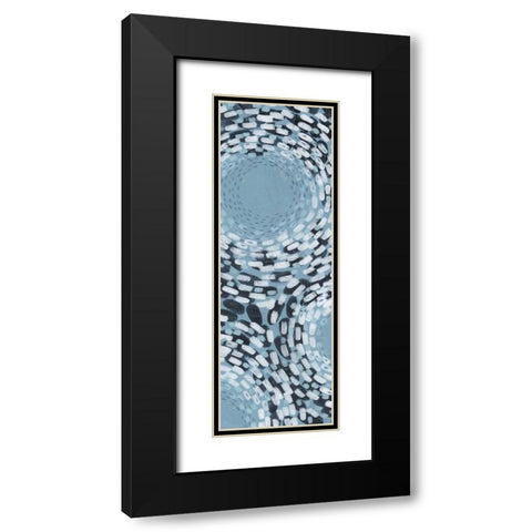 Whirlpool II Black Modern Wood Framed Art Print with Double Matting by Popp, Grace