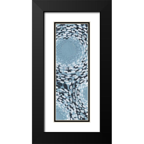 Whirlpool II Black Modern Wood Framed Art Print with Double Matting by Popp, Grace