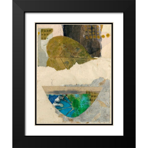 Natural Elements I Black Modern Wood Framed Art Print with Double Matting by Ray, Elena