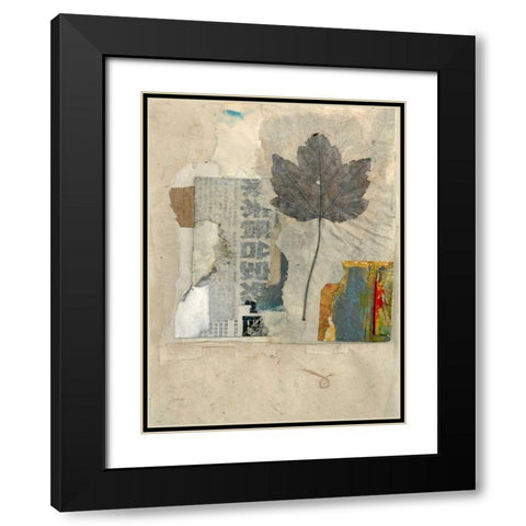 Natural Elements III Black Modern Wood Framed Art Print with Double Matting by Ray, Elena