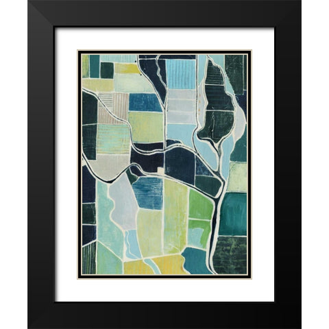 Elevated II Black Modern Wood Framed Art Print with Double Matting by Popp, Grace