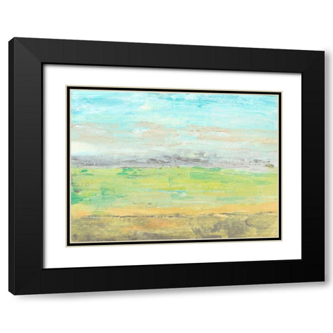 Distant Front Range I Black Modern Wood Framed Art Print with Double Matting by OToole, Tim