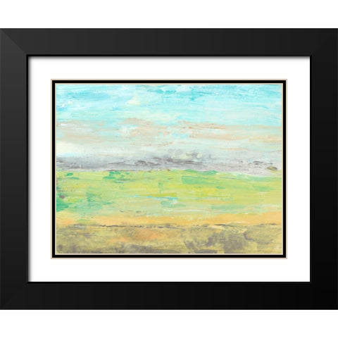 Distant Front Range I Black Modern Wood Framed Art Print with Double Matting by OToole, Tim
