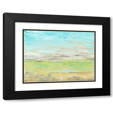 Distant Front Range II Black Modern Wood Framed Art Print with Double Matting by OToole, Tim