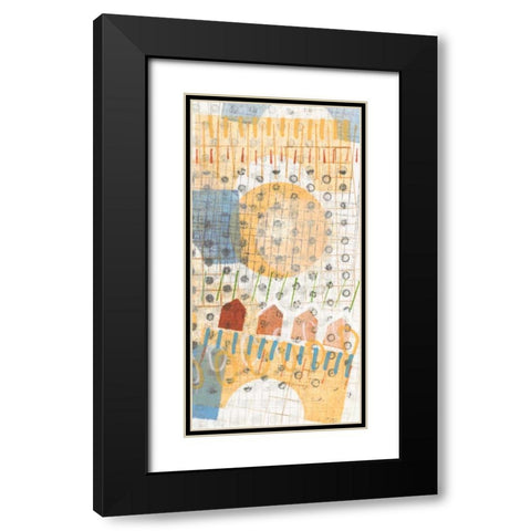 Home Grid IV Black Modern Wood Framed Art Print with Double Matting by Galapon, Nikki