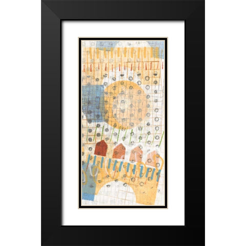 Home Grid IV Black Modern Wood Framed Art Print with Double Matting by Galapon, Nikki