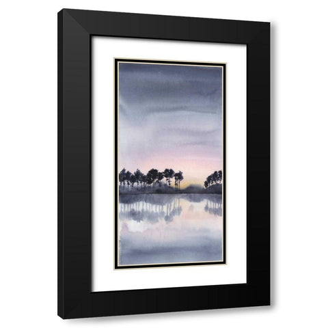 Bayside Sunset I Black Modern Wood Framed Art Print with Double Matting by Popp, Grace