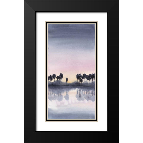Bayside Sunset II Black Modern Wood Framed Art Print with Double Matting by Popp, Grace