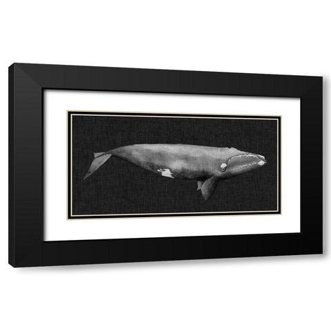 Inverted Whale II Black Modern Wood Framed Art Print with Double Matting by Popp, Grace