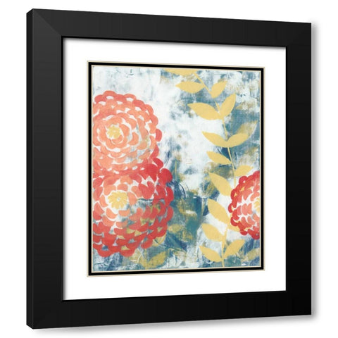 Spring Aria I Black Modern Wood Framed Art Print with Double Matting by Popp, Grace
