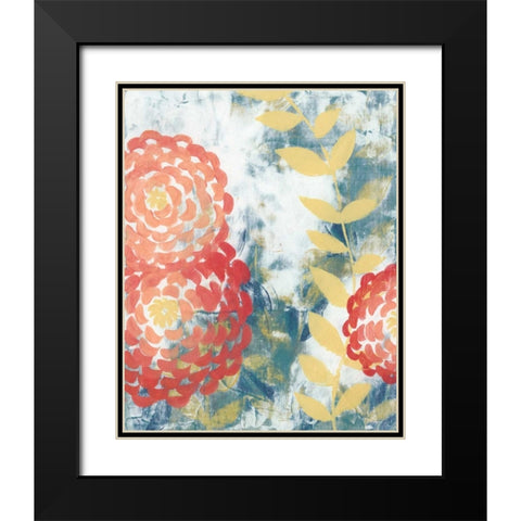 Spring Aria I Black Modern Wood Framed Art Print with Double Matting by Popp, Grace