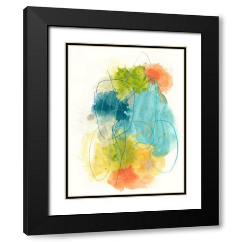 Chromatic Index I Black Modern Wood Framed Art Print with Double Matting by Vess, June Erica