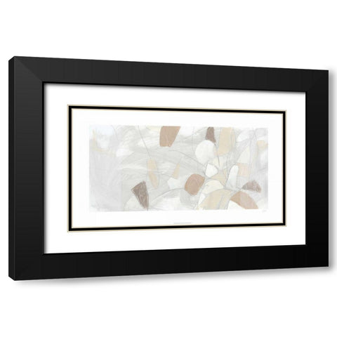 Inert Mosaic III Black Modern Wood Framed Art Print with Double Matting by Vess, June Erica
