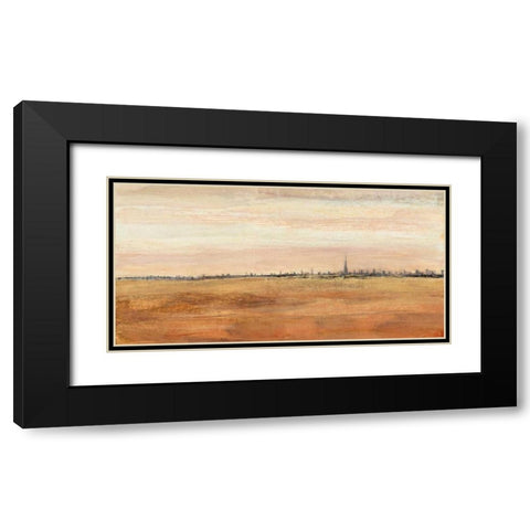 Dubai Landscape I Black Modern Wood Framed Art Print with Double Matting by OToole, Tim