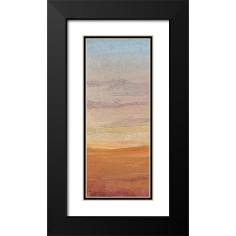 Desert View I Black Modern Wood Framed Art Print with Double Matting by OToole, Tim