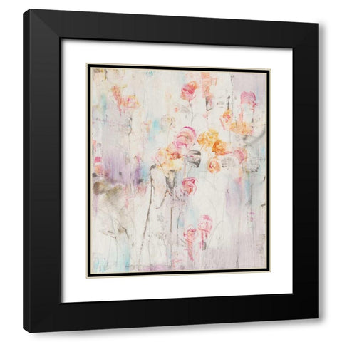 Spotted Garden I Black Modern Wood Framed Art Print with Double Matting by OToole, Tim